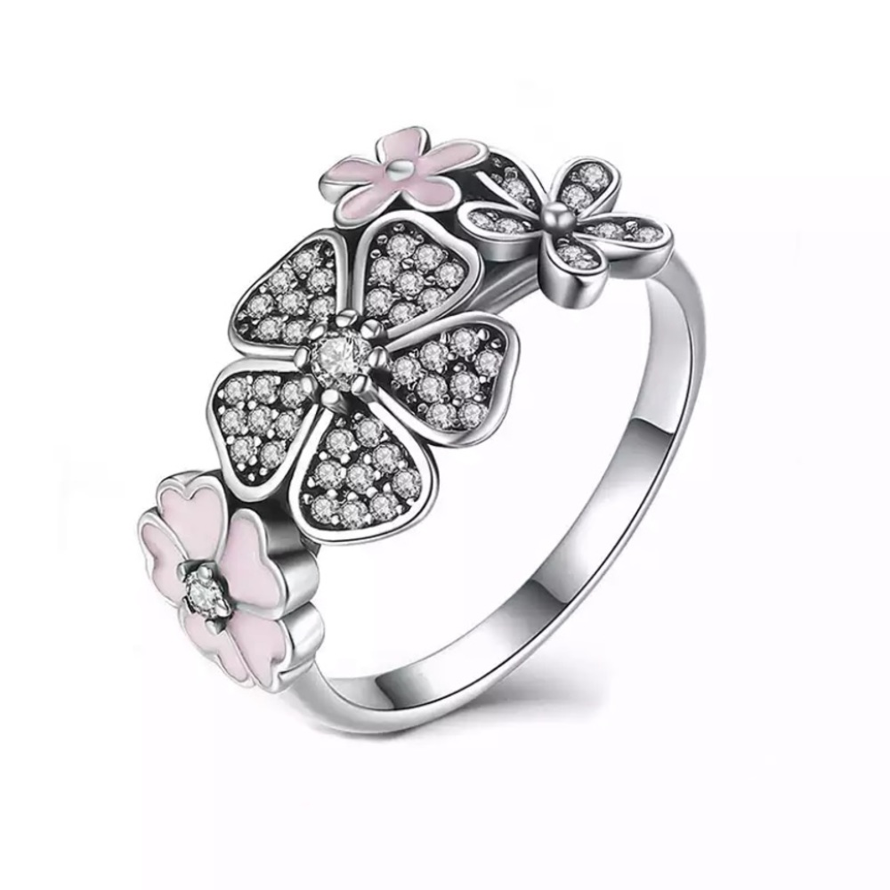 COPY - NWT Flower CZ Stackable Ring